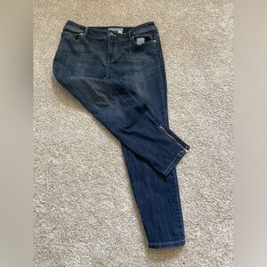 CHICOS PLATINUM DENIM JEANS SIZE 1.5